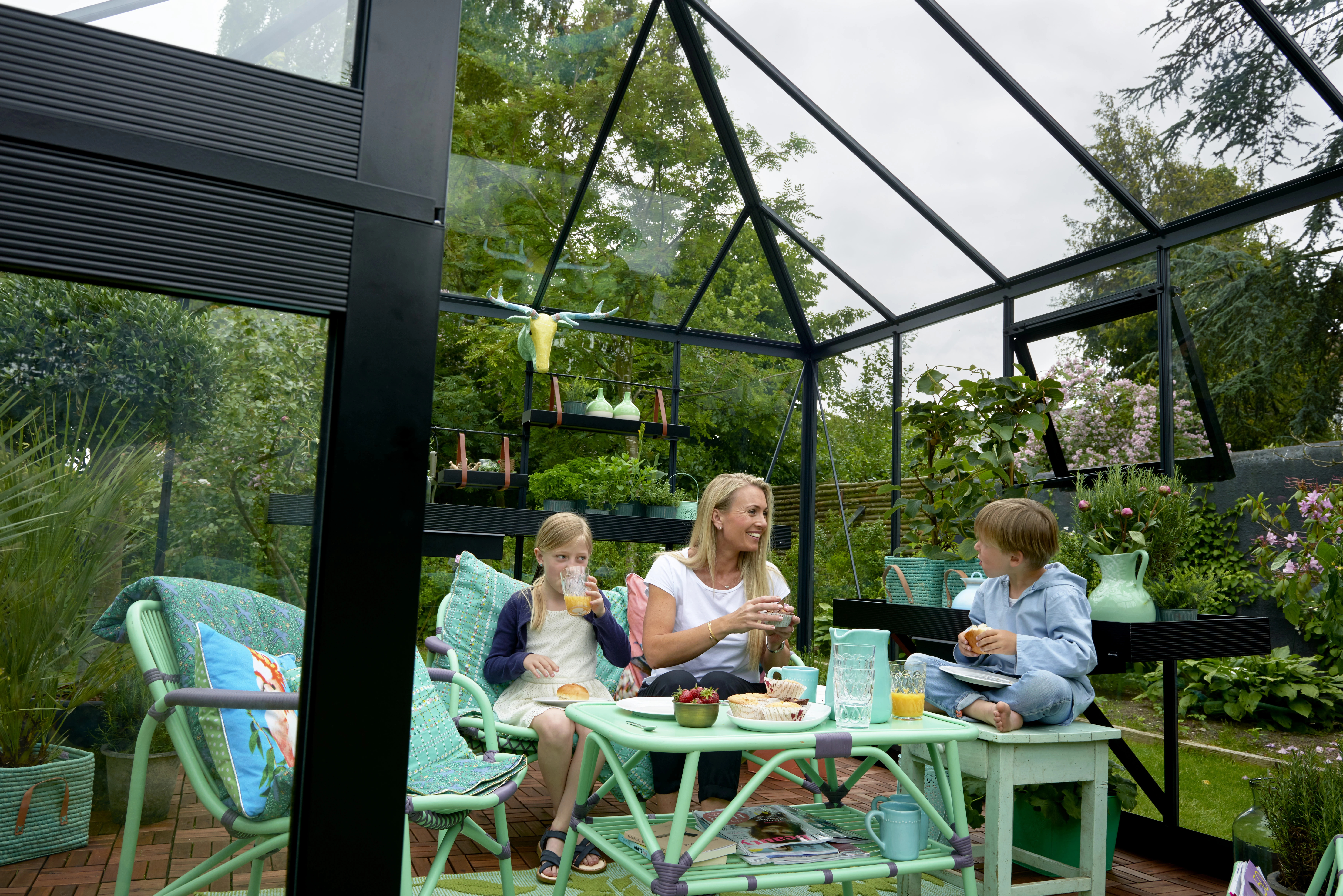 Royal Well Tuinkamer Oase 8,8 Antraciet - Afbeelding 5